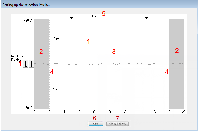 Bruksanvisning till Elipse - SE Sida 28 3.1.27 Öka antalet svep/genomsnitt Klicka på pilen bredvid grafen för Fmp & restbrus för att öka antalet svep under testet. 3.1.28 Råa EEG-värden Grafen för råa EEG-värden indikerar pågående råa EEG-värden.