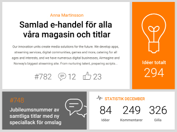 Möjligheter tack vare vårt öppna API. Wide Ideas har ett öppet API.