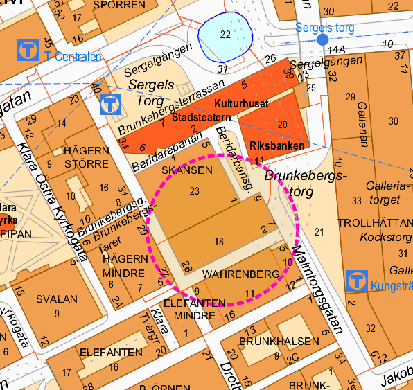 Sida 2 (7) volym om cirka 20 000 kvm ovan mark. Förslaget har arbetats fram i samråd med stadsbyggnadskontoret.