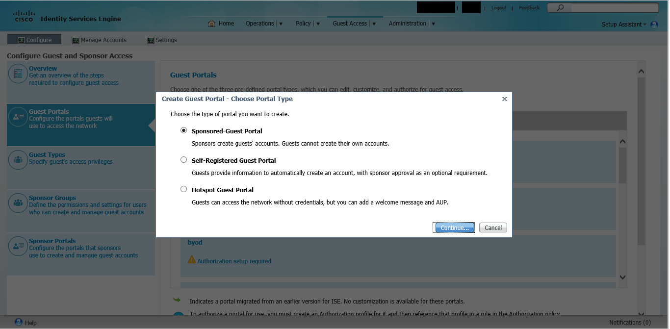 Experiment 1 Då Cygate har tillhandahållit en Cisco ISE med mjukvara 1.