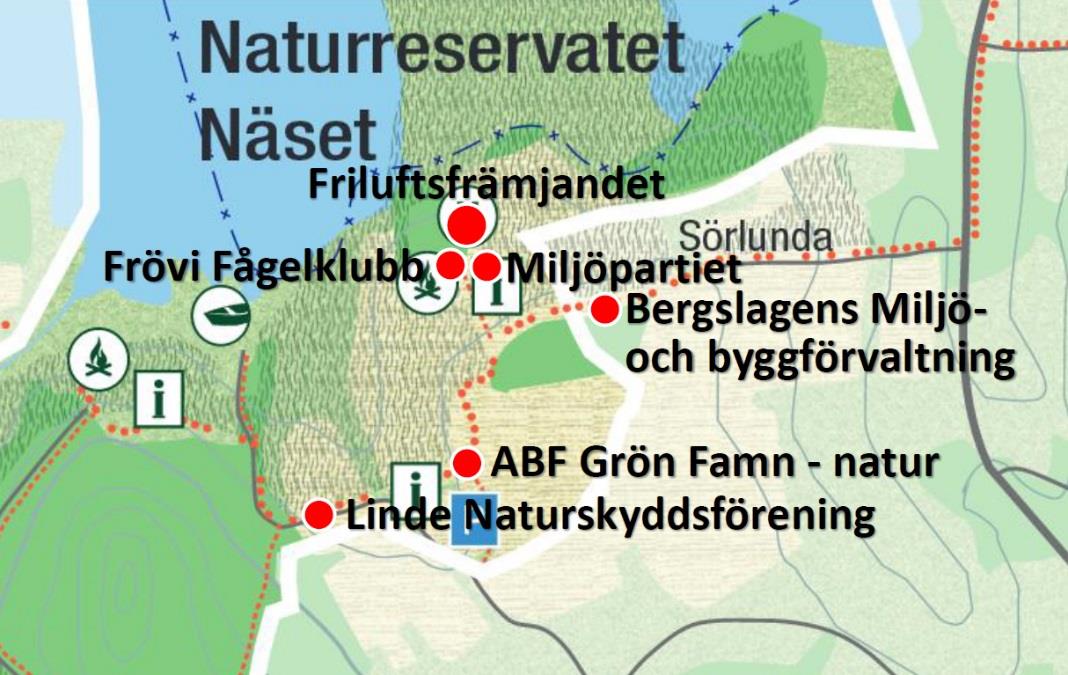 Lindessjön Runt Dagen: Stämpelstation 7: Näset & Örebrovägen