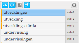 Använd jokertecken för att söka ord Använd jokertecken, när du är osäker på ett ords stavning!