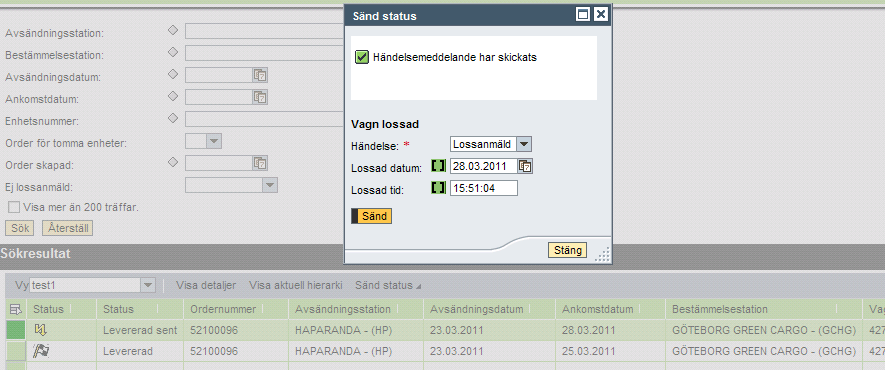 Resultat Du får besked om