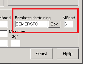 2016-04-20 5 (6) Det kan även vara så att ni för semestergruppen vill att semesterersättning ska betalas ut som en förskottsutbetalning, t ex i juni.