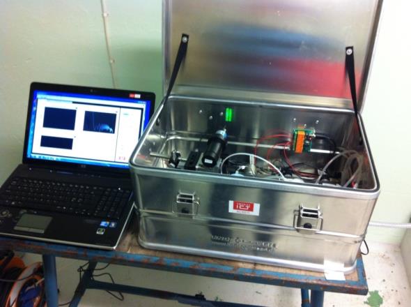 Flow cytometry on E. coli Pinciple: Fluorescence-tagged antibodies for E.