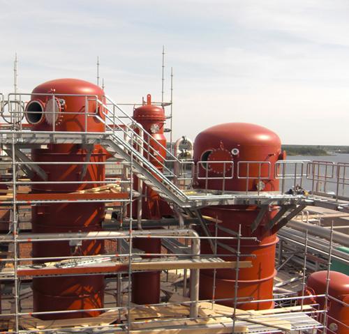 Övriga cellulosa och kemtekniska installationer 5 Billerud, Skärblacka Övriga rör vid utbyggnad 2012 15 000 timmar 2012 Stora Enso, Skoghall Stopparbeten 6000 timmar 2012 Rottneros, Vallvik Biorening