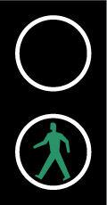 Trafiksignaler Röd Stopp. Fordon får inte passera stopplinjen eller, om sådan saknas, signalen. Signal med konturpil gäller endast den eller de färdriktningar som anges med pilen.