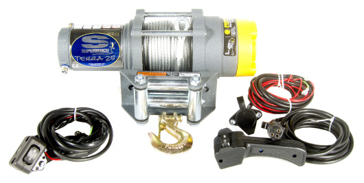 3 hk) 12 V DC 3 stegs planetväxel 14:1 omkopplare Mekanisk och dynamisk 4,8 mm x 15,2 m med krok 5,8 mm 81,3 mm 11 kg Omkopplare på styret Heavy Duty tätad