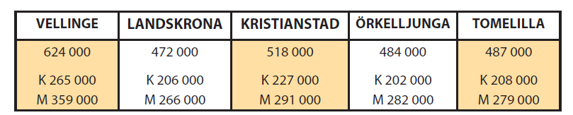 Inkomster Jämställdhetsmål 2: Ekonomisk jämställdhet