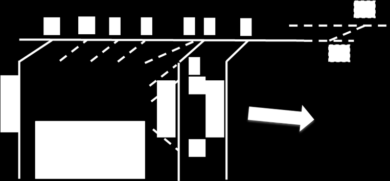 (9) Kirseberg 2.3.1. Beskrivning av infrastrukturen Spår i anslutning till lok och vagnverkstaden i Kirseberg. Anläggningen gränsar mot Trafikverkets järnvägsnät vid Trafikverkets växel 810.