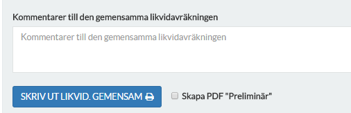 Skapa PDF preliminär kan du bocka i om du vill ha en vattenstämpel på