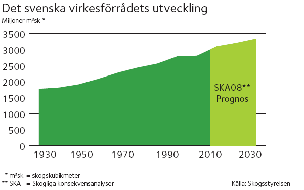 Virkesförrådet i