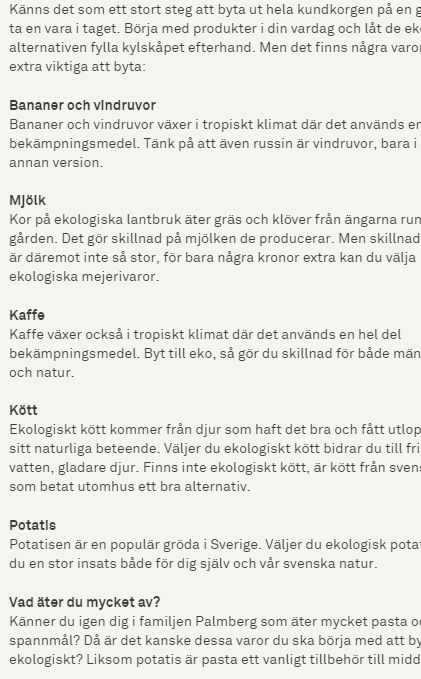 De 5 viktigaste 1. Bananer och vindruvor 2.