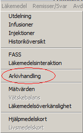 Att du måste skriva ut ett i taget. Läkemedel En ordinationslista kan skrivas ut per vårdkontakt.