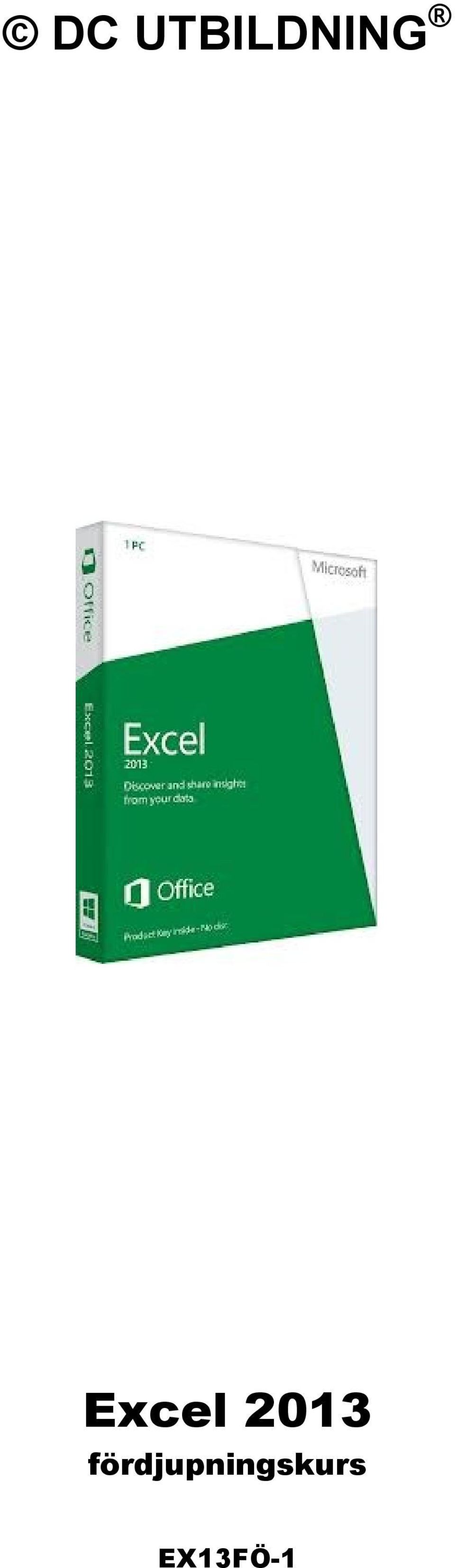 Excel 2013