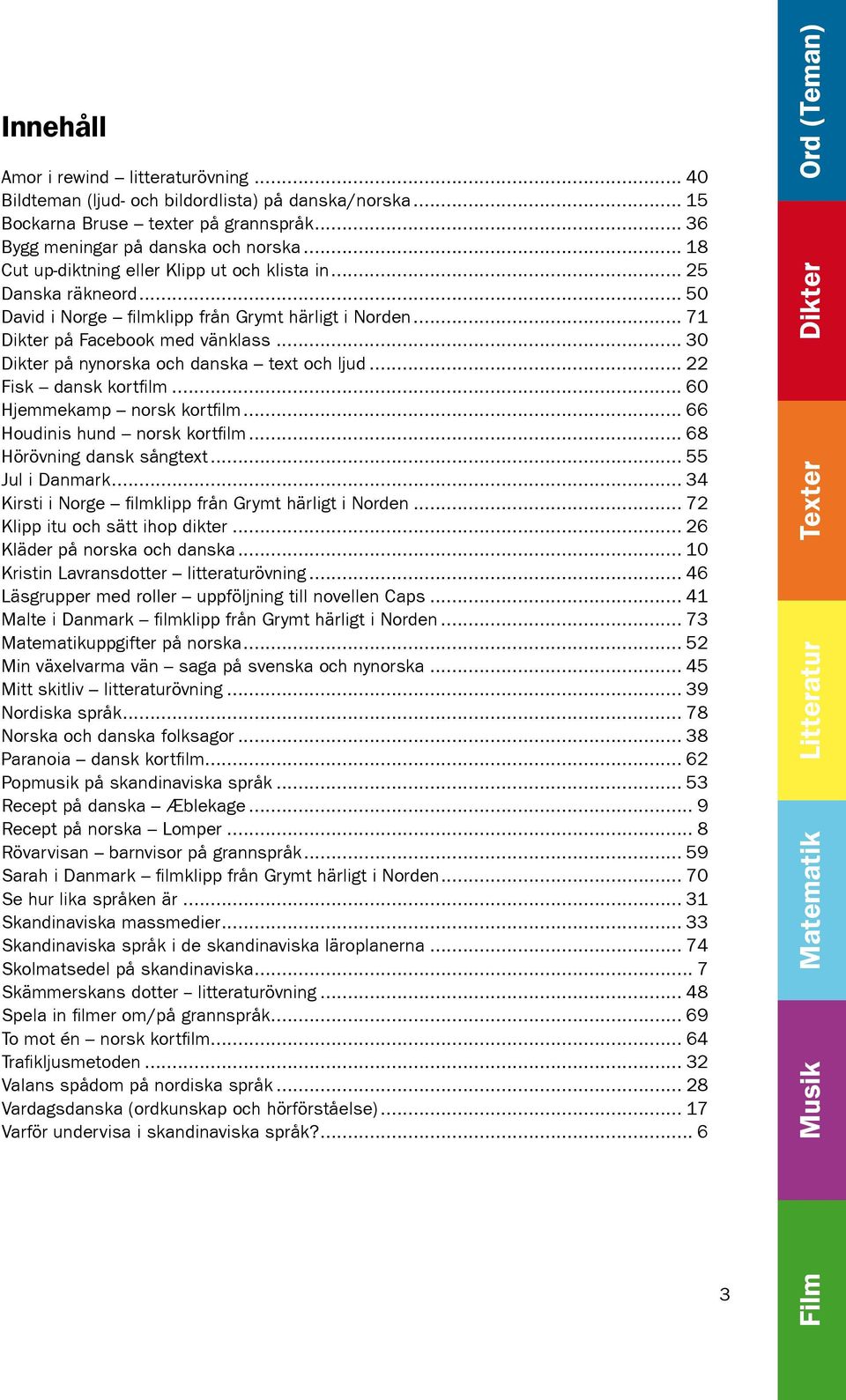 .. 30 Dikter på nynorska och danska text och ljud... 22 Fisk dansk kortfilm... 60 Hjemmekamp norsk kortfilm... 66 Houdinis hund norsk kortfilm... 68 Hörövning dansk sångtext... 55 Jul i Danmark.