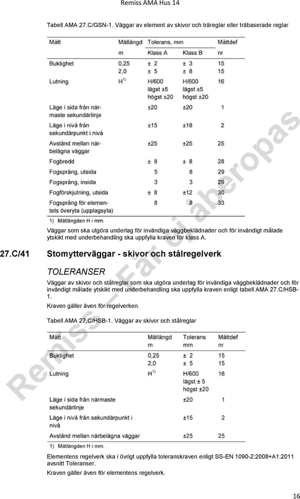 Stomytterväggar - skivor och stålregelverk Väggar av skivor och stålreglar som ska utgöra underlag för invändiga väggbeklädnader och för invändigt målade ytskikt med underbehandling