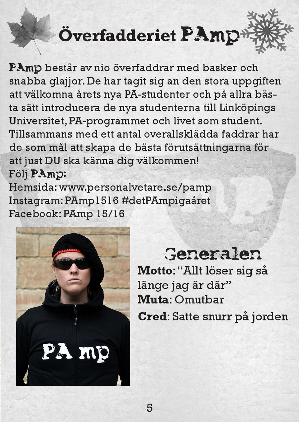 Universitet, PA-programmet och livet som student.