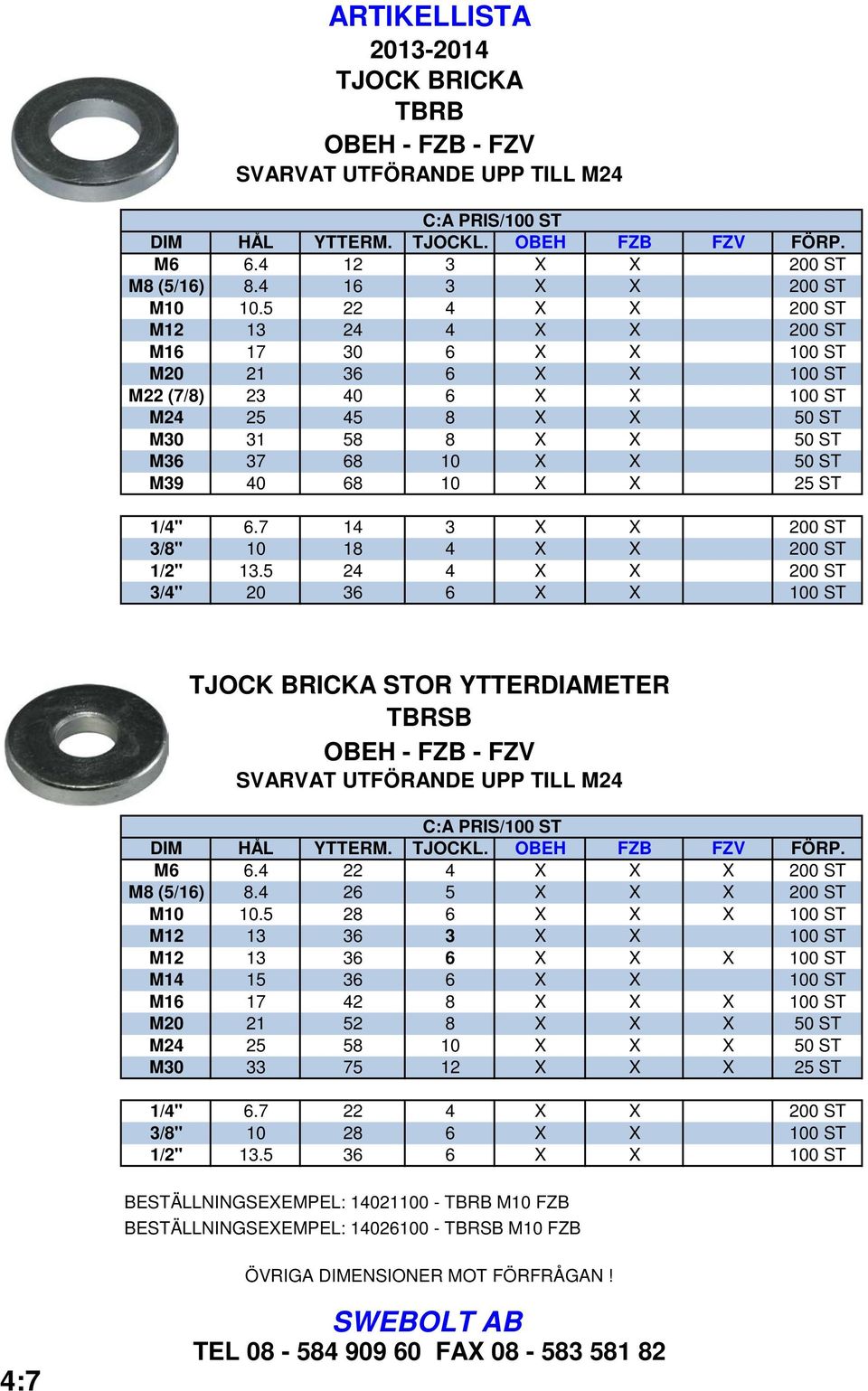 25 ST 1/4" 6.7 14 3 X X 200 ST 3/8" 10 18 4 X X 200 ST 1/2" 13.