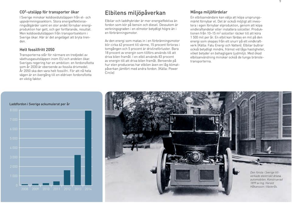 Här är det angeläget att bryta trenden. Helt fossilfritt 2050 Transporterna står för närmare en tredjedel av växthusgasutsläppen inom EU och andelen ökar.