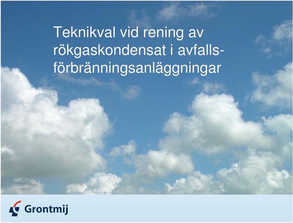 rökgaskondensat i