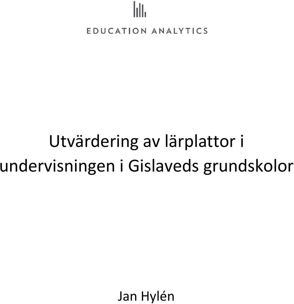 undervisningen i