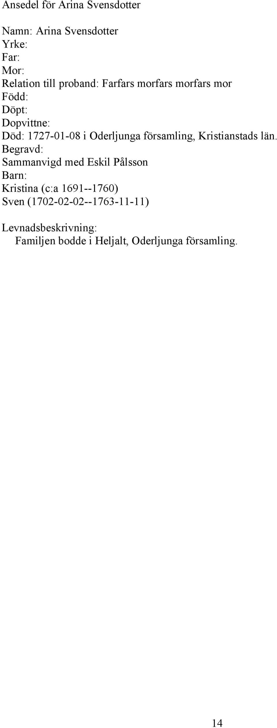 församling, Kristianstads län.