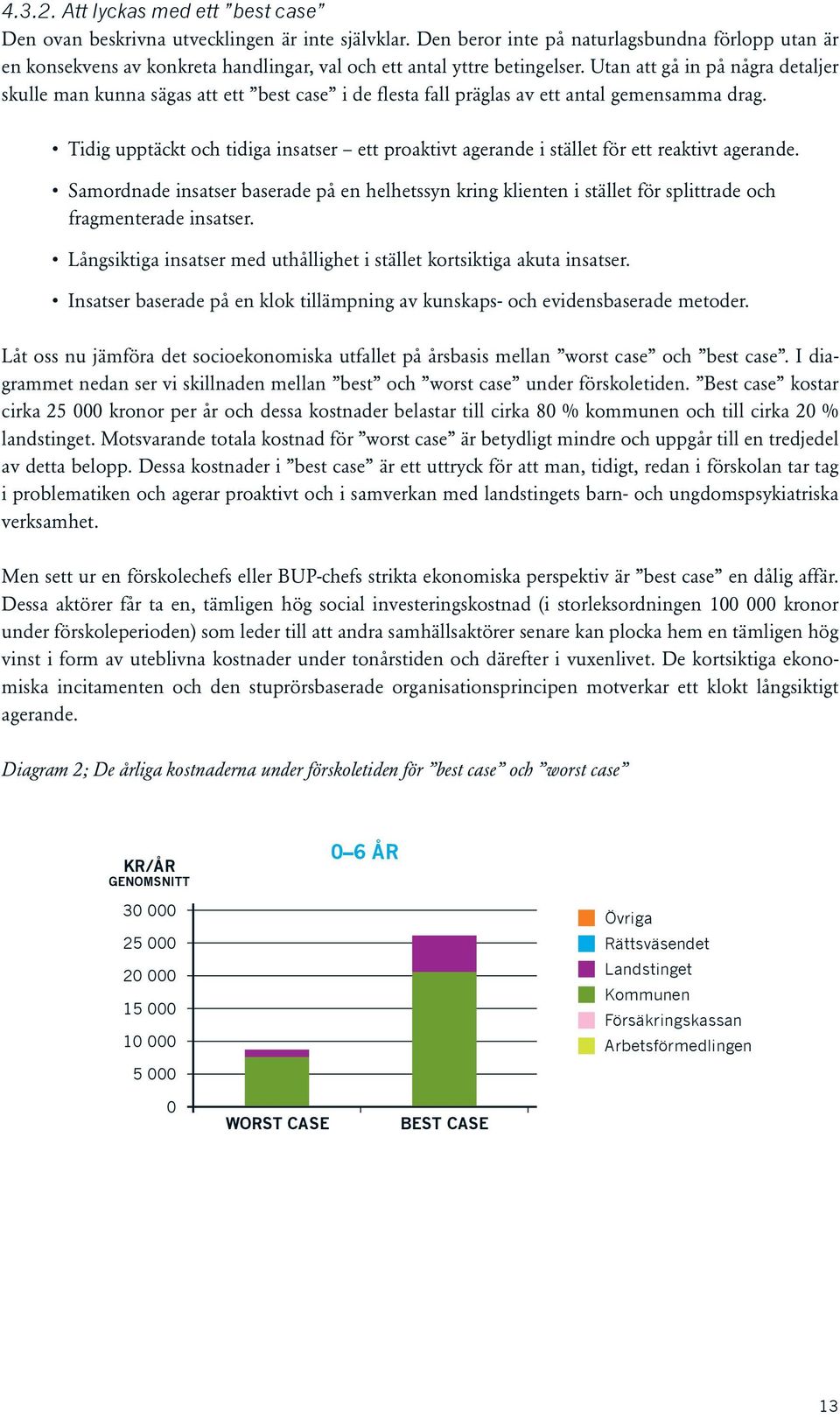 Utan att gå in på några detaljer skulle man kunna sägas att ett best case i de flesta fall präglas av ett antal gemensamma drag.