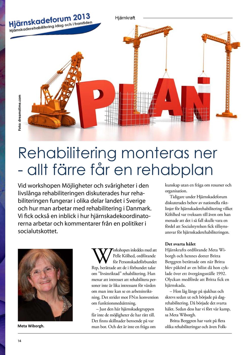 landet i Sverige och hur man arbetar med rehabilitering i Danmark. Vi fick också en inblick i hur hjärnskadekoordinatorerna arbetar och kommentarer från en politiker i socialutskottet.