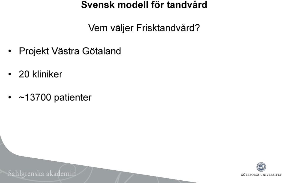 Projekt Västra Götaland 20