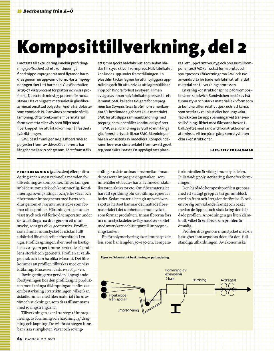 Det vanligaste materialet är glasfiberarmerad omättad polyester. Andra härdplaster som epoxi och PUR används beroende på tilllämpning.