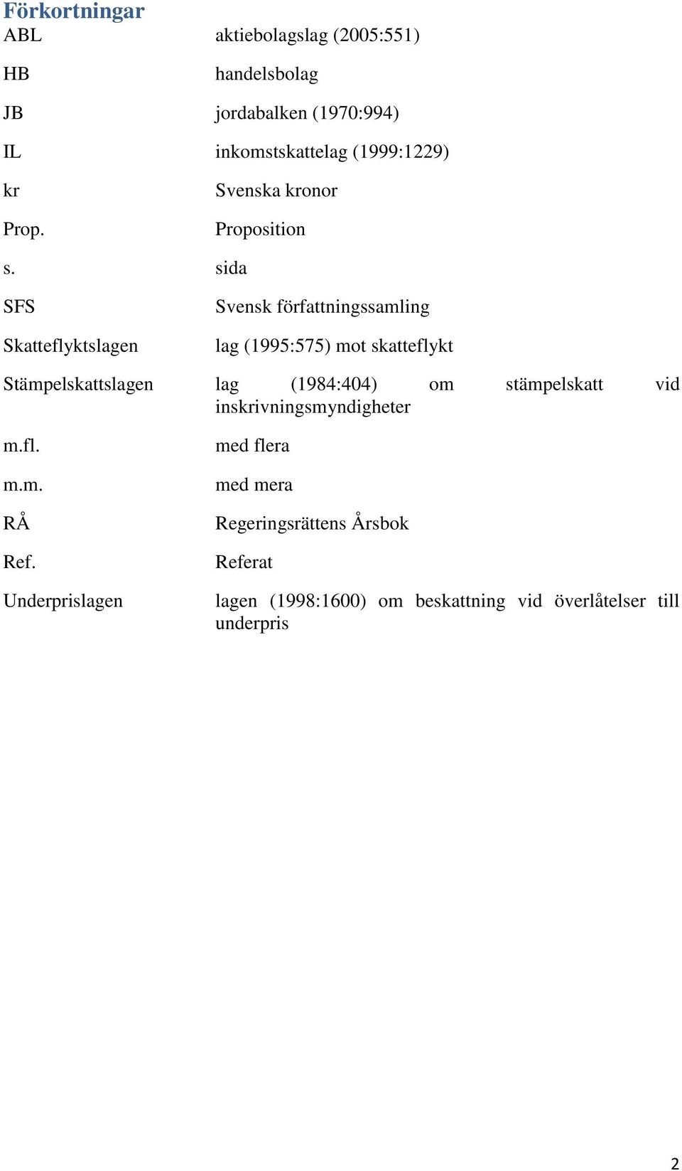 sida SFS Skatteflyktslagen Svensk författningssamling lag (1995:575) mot skatteflykt Stämpelskattslagen lag