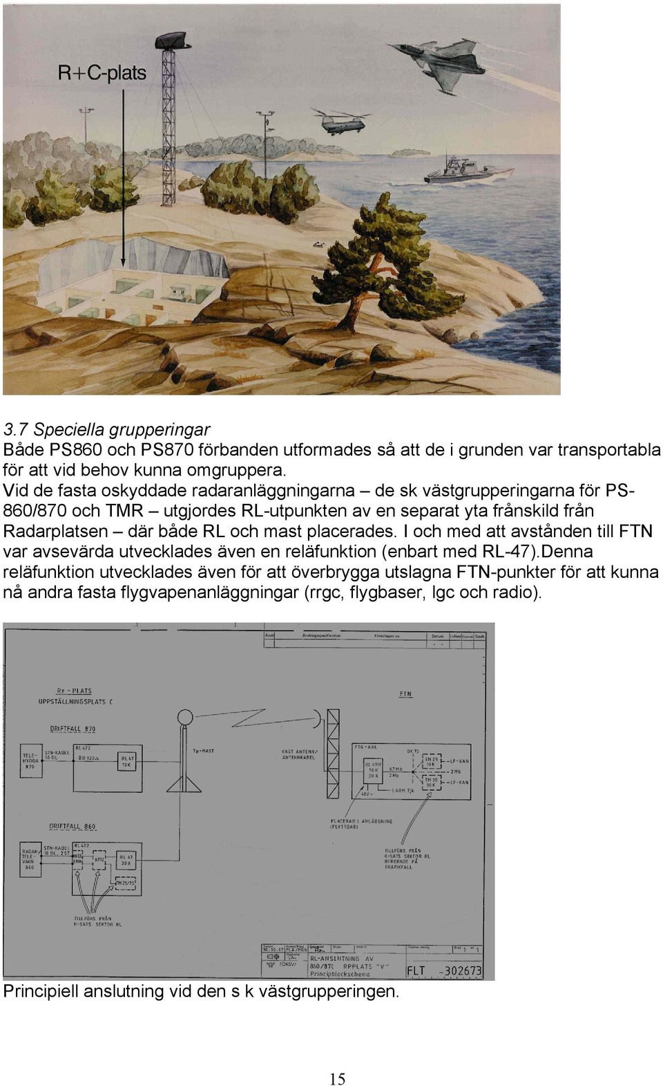 där både RL och mast placerades. I och med att avstånden till FTN var avsevärda utvecklades även en reläfunktion (enbart med RL-47).