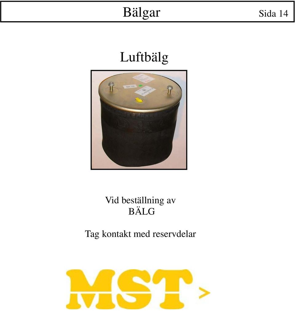 beställning av