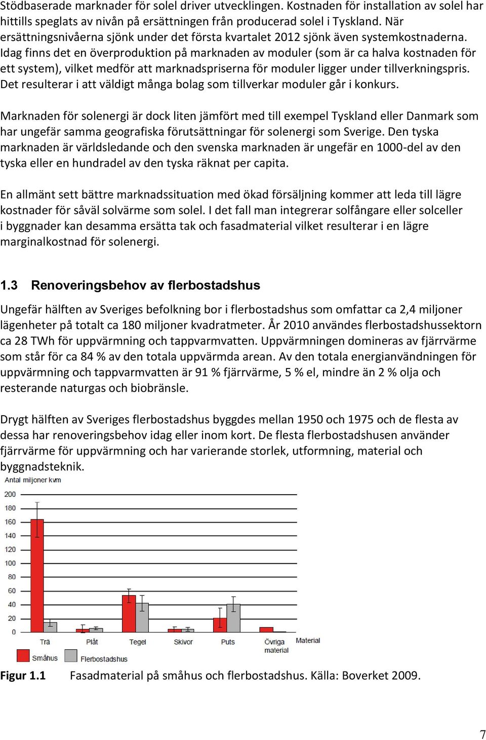 Idag finns det en överproduktion på marknaden av moduler (som är ca halva kostnaden för ett system), vilket medför att marknadspriserna för moduler ligger under tillverkningspris.