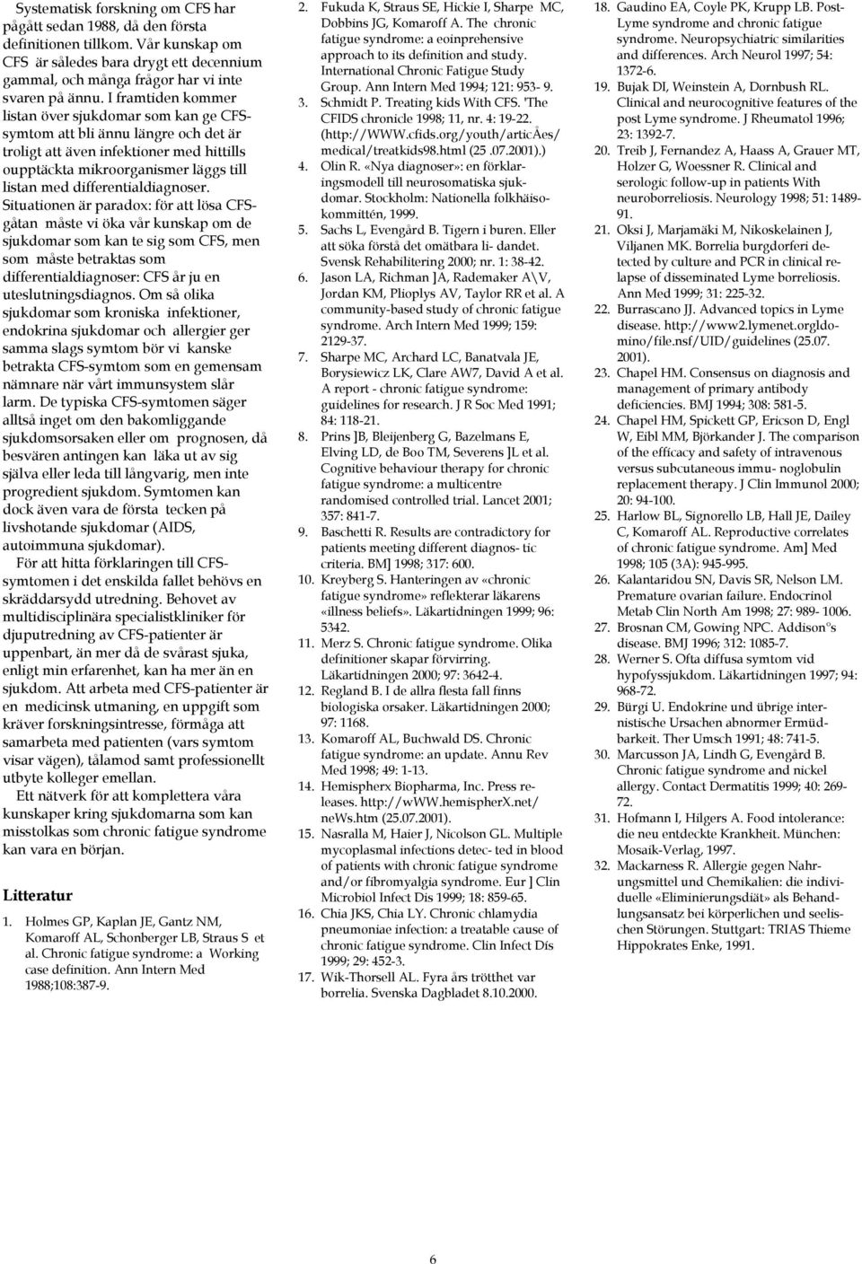 differentialdiagnoser.