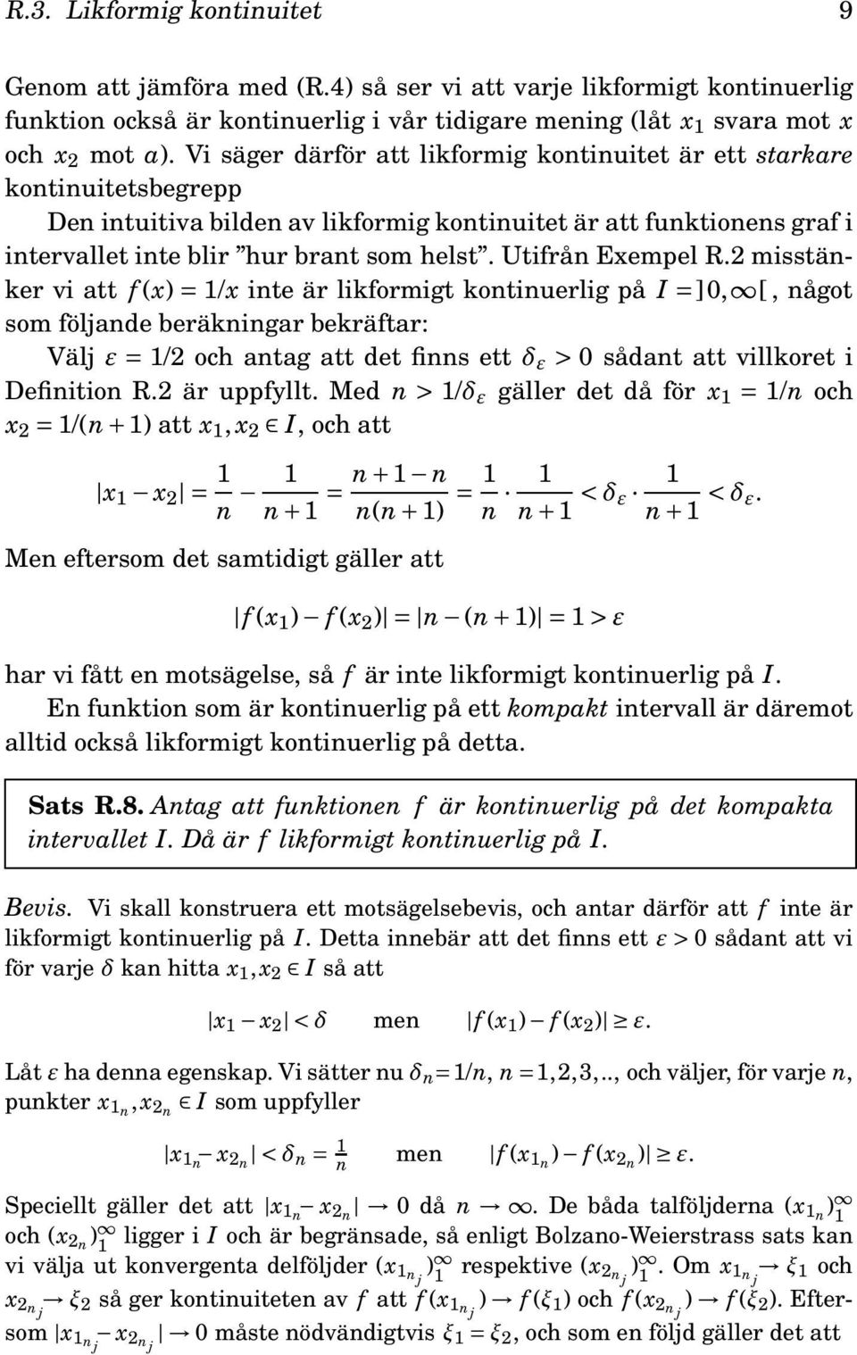 Utifrån Exempel R.