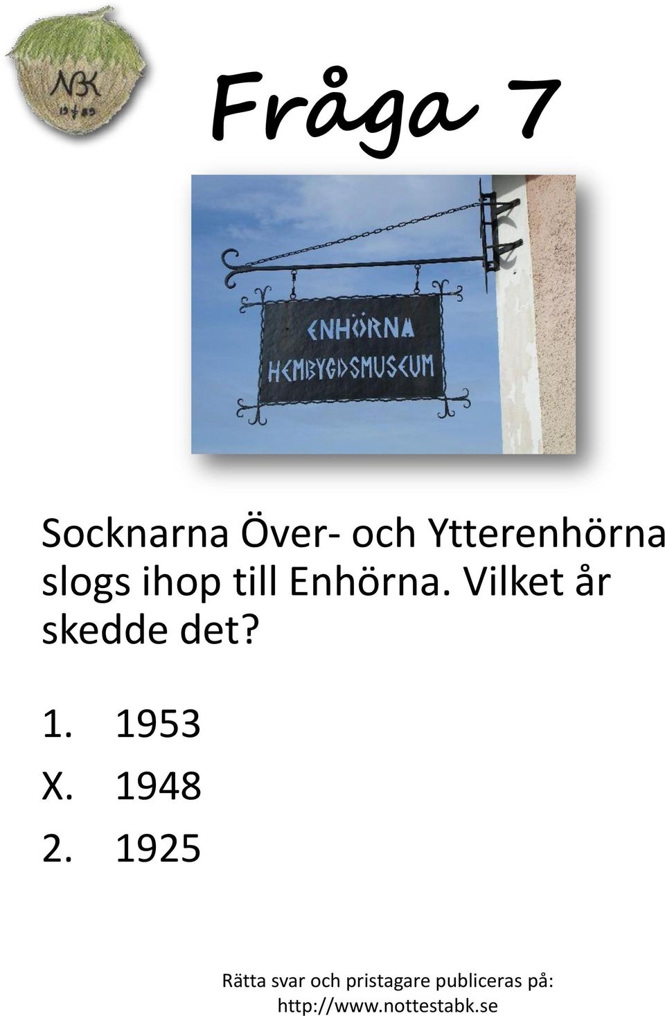 till Enhörna.