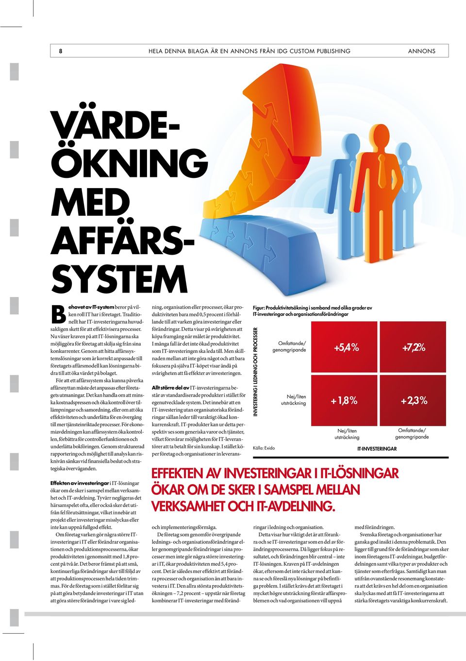 Genom att hitta affärssystemslösningar som är korrekt anpassade till företagets affärsmodell kan lösningarna bidra till att öka värdet på bolaget.