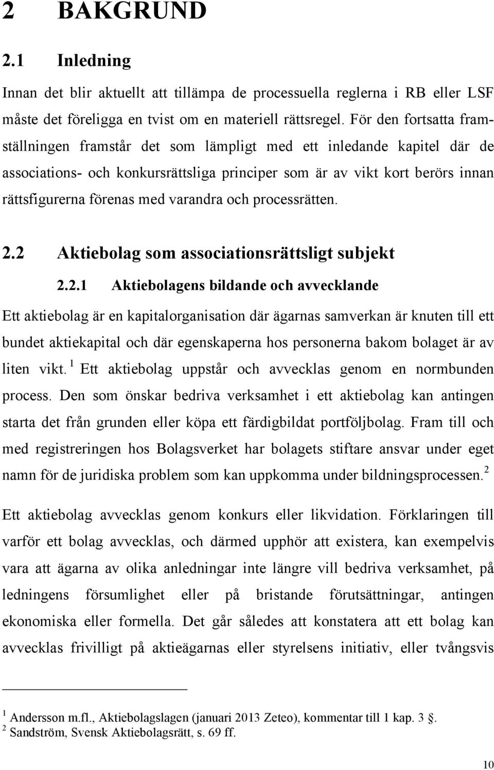 varandra och processrätten. 2.