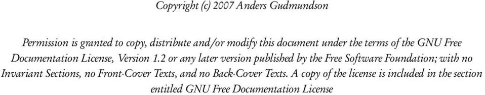 2 or any later version published by the Free Software Foundation; with no Invariant Sections, no