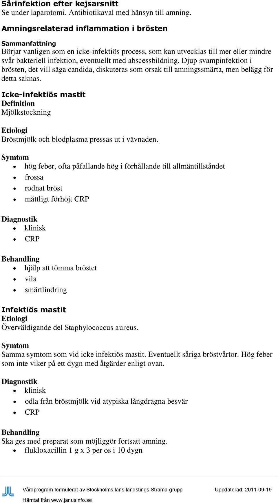 Djup svampinfektion i brösten, det vill säga candida, diskuteras som orsak till amningssmärta, men belägg för detta saknas.