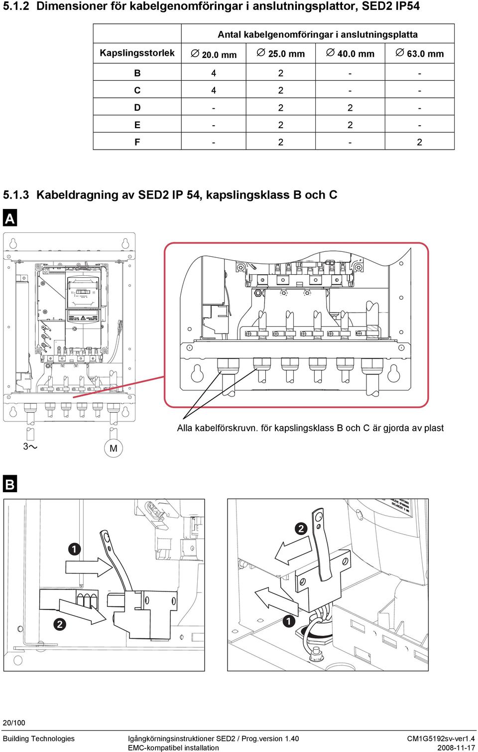 0 mm B 4 2 - - C 4 2 - - D - 2 2 - E - 2 2 - F - 2-2 5.1.