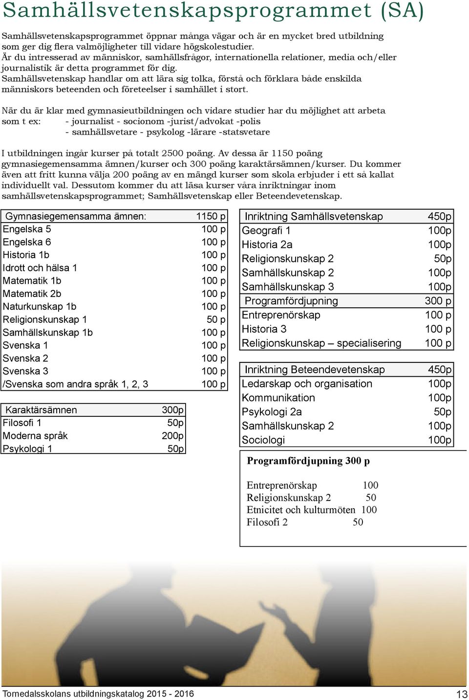 Samhällsvetenskap handlar om att lära sig tolka, förstå och förklara både enskilda människors beteenden och företeelser i samhället i stort.