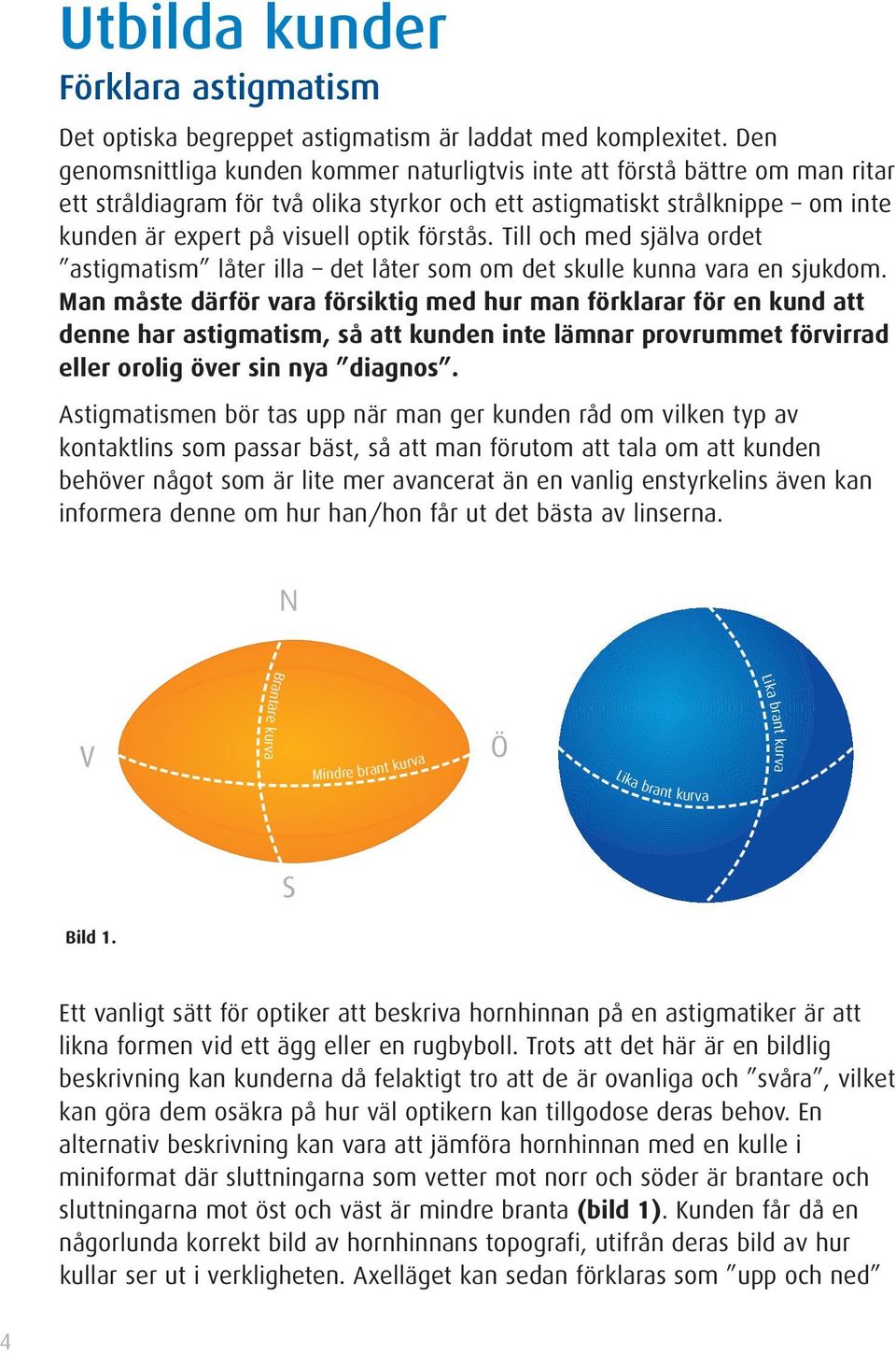 förstås. Till och med själva ordet astigmatism låter illa det låter som om det skulle kunna vara en sjukdom.