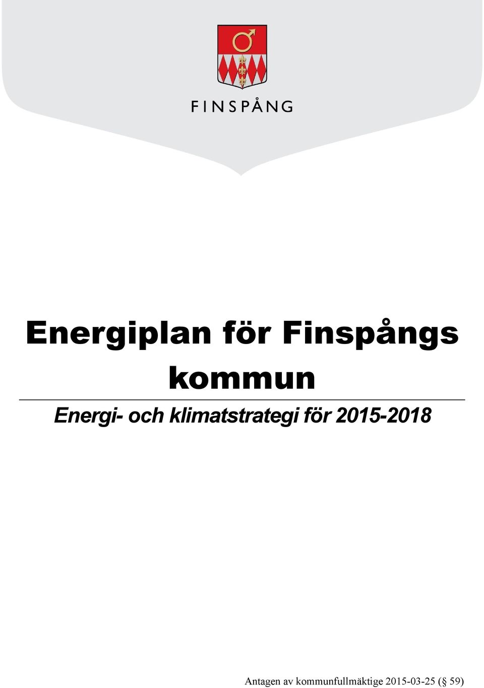 klimatstrategi för 2015-2018