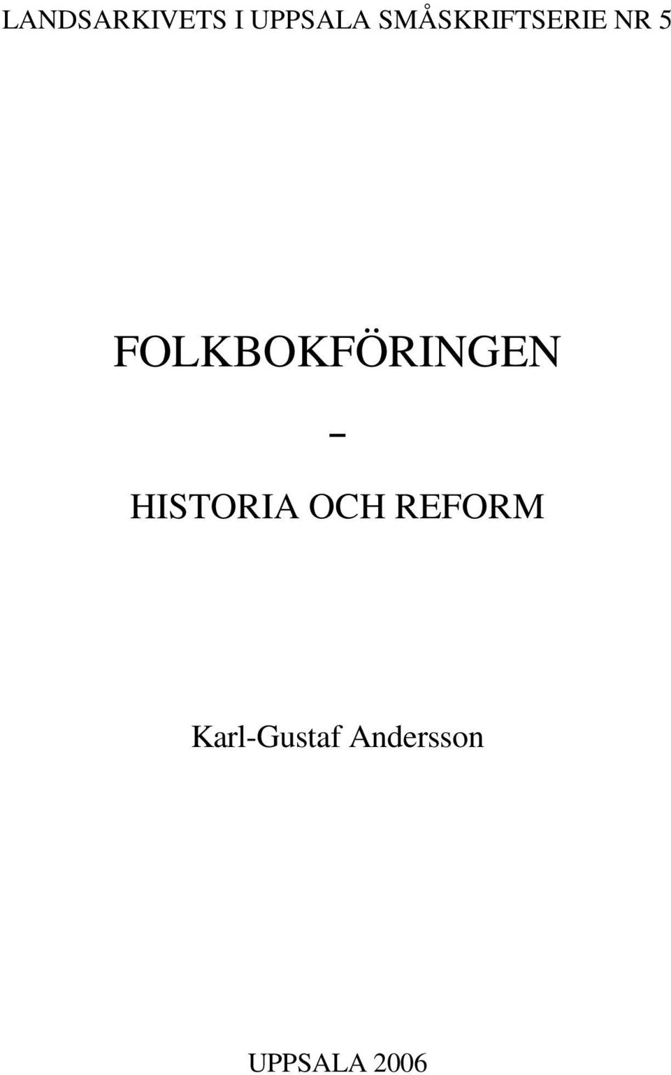 FOLKBOKFÖRINGEN HISTORIA OCH