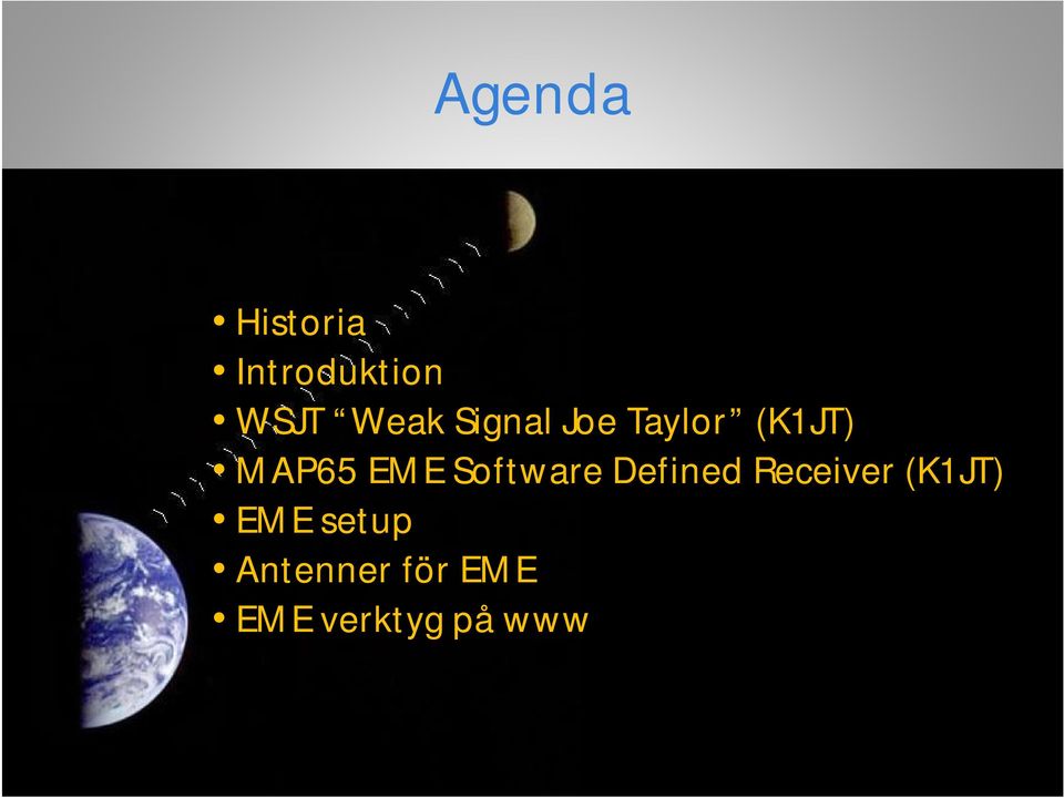 EME Software Defined Receiver (K1JT)