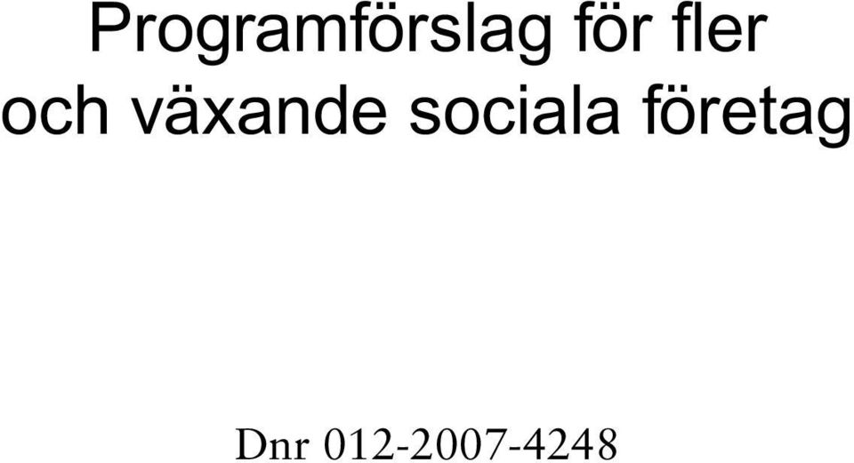 växande sociala