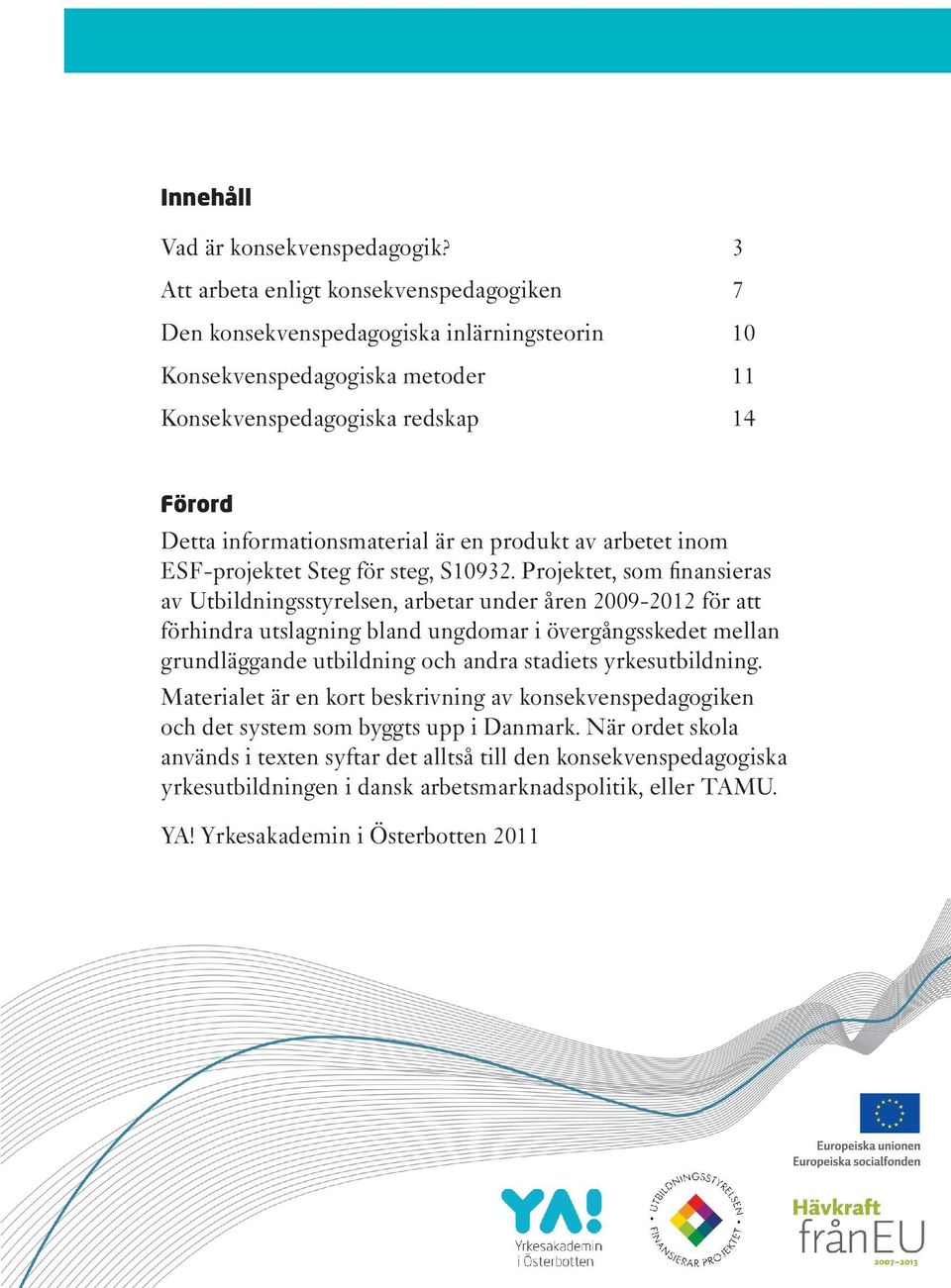 produkt av arbetet inom ESF-projektet Steg för steg, S10932.